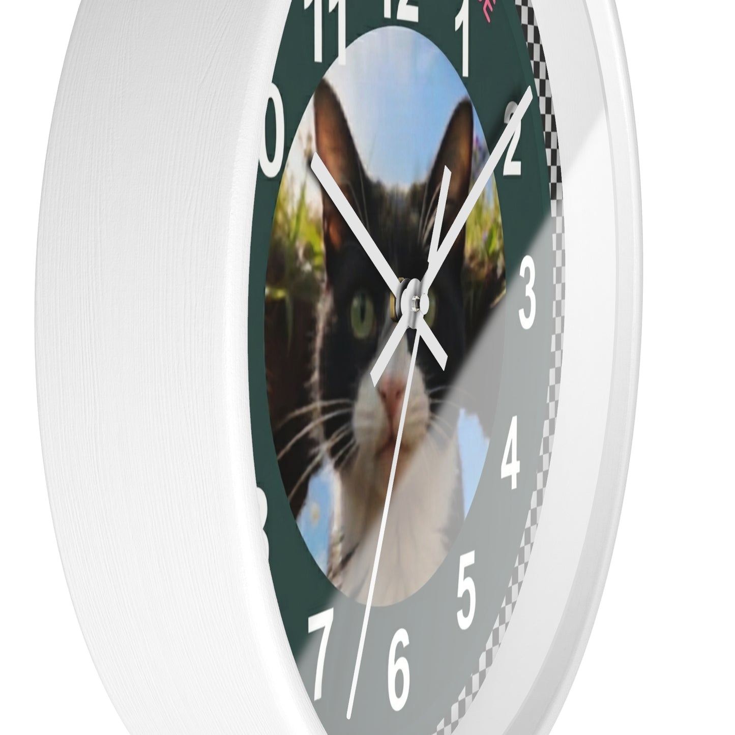 🕒 Offizielle Fijonaworld Signatur Wanduhr 🐾 Werkstatt-Edition