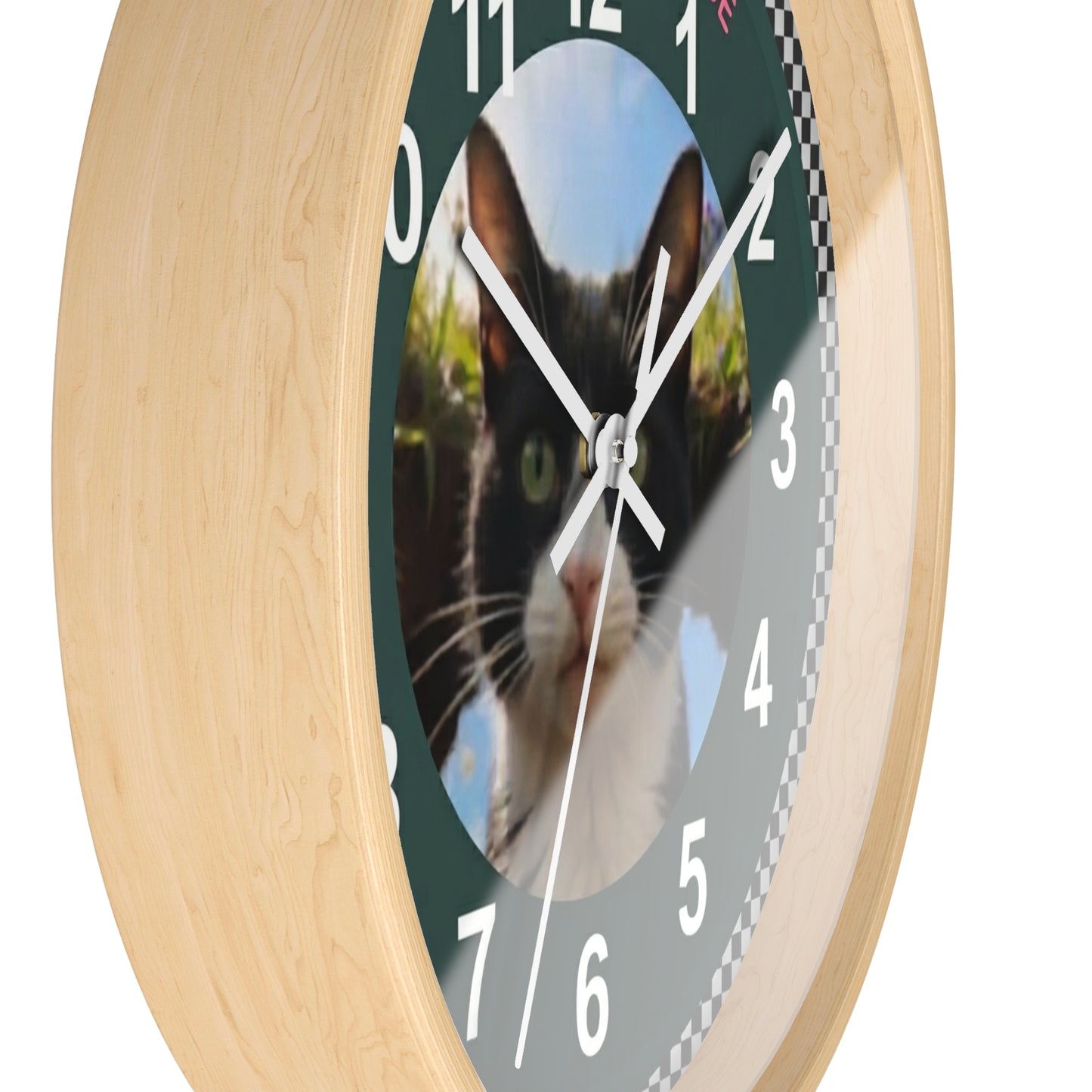 🕒 Offizielle Fijonaworld Signatur Wanduhr 🐾 Werkstatt-Edition