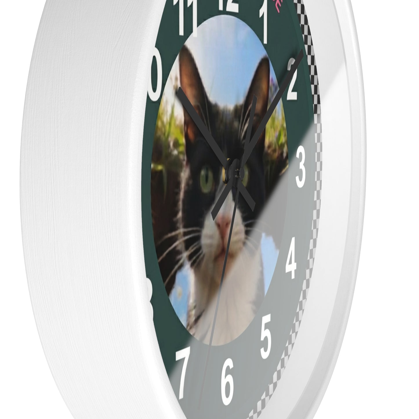 🕒 Offizielle Fijonaworld Signatur Wanduhr 🐾 Werkstatt-Edition