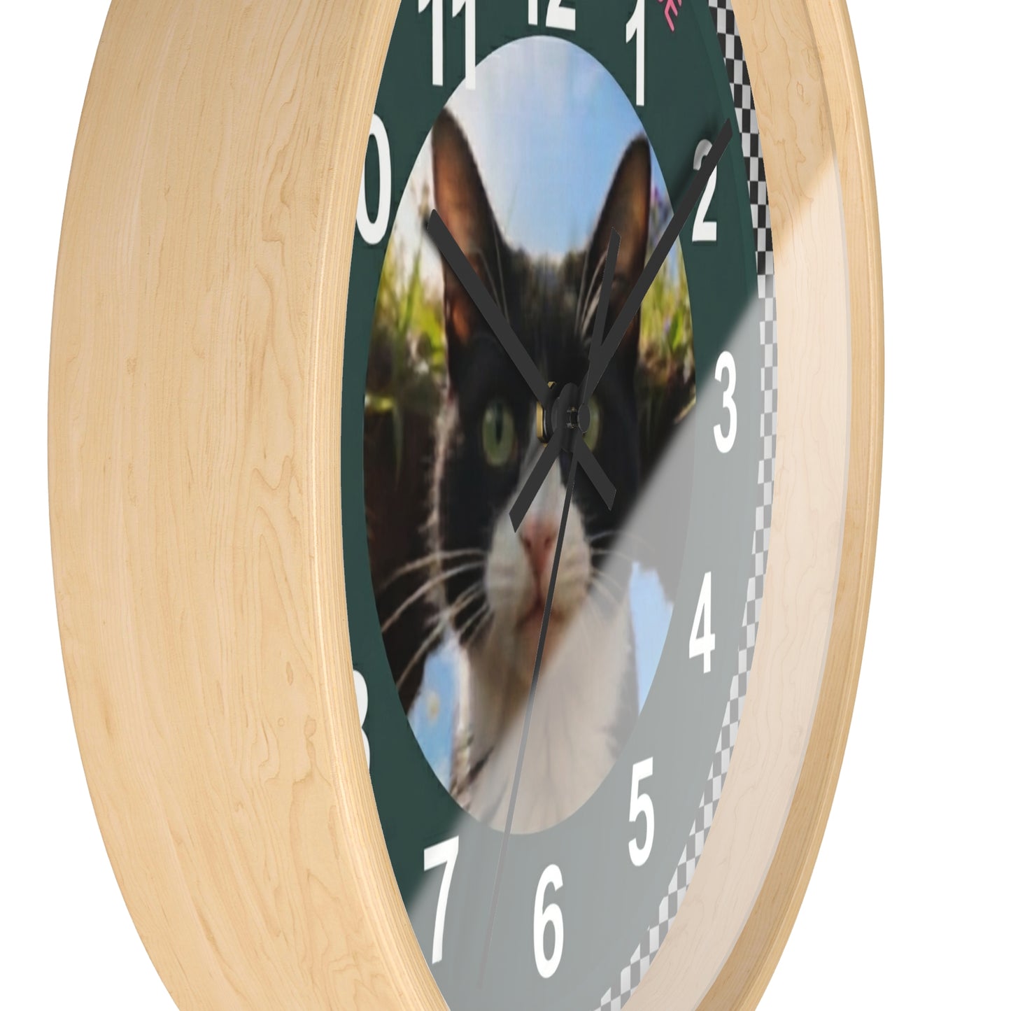 🕒 Offizielle Fijonaworld Signatur Wanduhr 🐾 Werkstatt-Edition